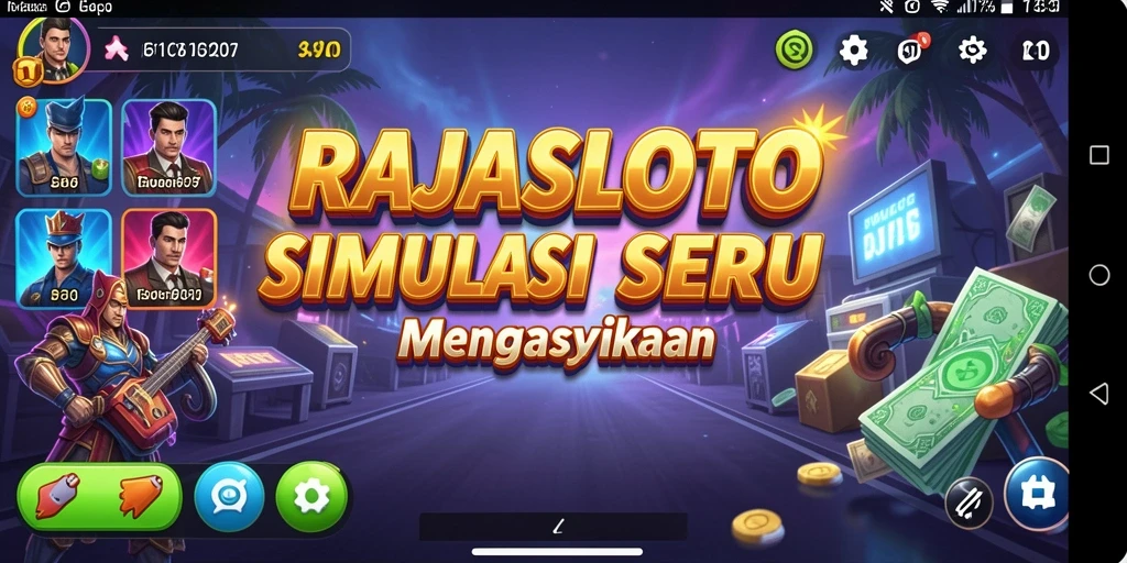 Tampilan menarik dari gameplay RAJASLOTO yang menantang.